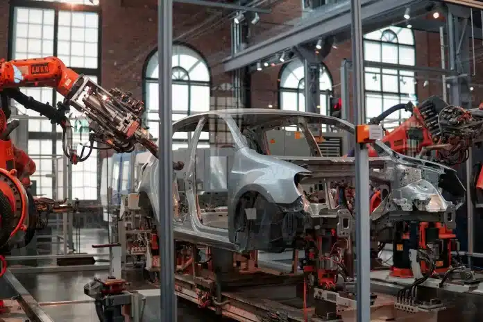 montagem de carros