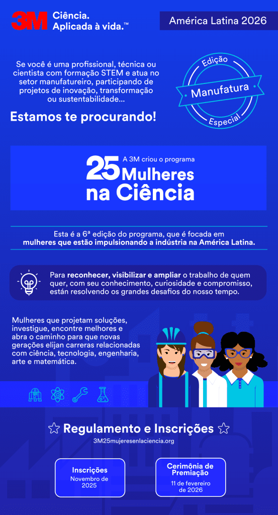 banner do programa mulheres na manufatura 3m