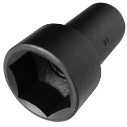 Soquete Sextavado Longo 38mm com Encaixe de 3/4 Pol. CRFERRAMENTAS-G100-38X3/4