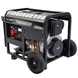 Gerador a Diesel TDG8500E3XP Trifásico 380V 498CC 7.5kVA com Partida Elétrica TOYAMA-251-055