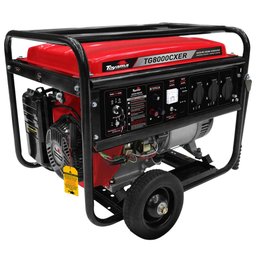 Gerador à Gasolina TG8000CXER 4T 420CC 7.2kVA Bivolt Mono com Partida Elétrica e AVR sem Bateria TOYAMA-201-027