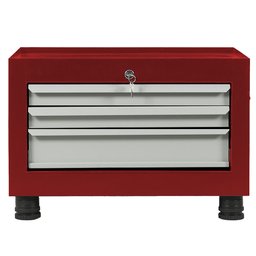 Baú para Ferramentas Vermelho com 3 Gavetas ORK-BAU-040