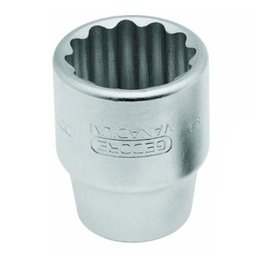 Soquete Estriado CR-V 34mm Encaixe 3/4 Pol. GEDORE-D32-34MM