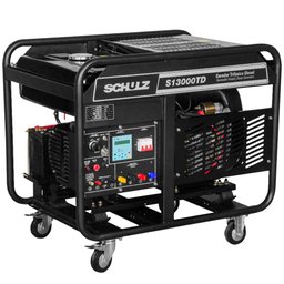 Gerador de Energia a Diesel com Corrente Alternada 12Kva 954CC 220V Trifásico com Partida Elétrica S13000TD SCHULZ-9190217-0