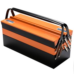 Caixa sanfonada laranja Linha Pro 5 gavetas Tramontina PRO-44952000