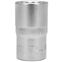 Soquete Estriado 10mm CRV com Encaixe 1/2 Pol. STELS-1391055