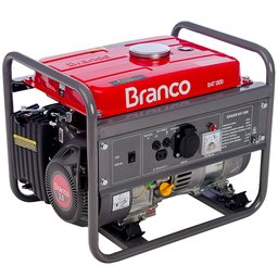 Gerador de Energia à Gasolina 3CV 1.3kva com Partida Manual Monofásico 220V BRANCO-B4T1300
