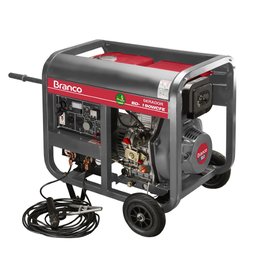 Motosoldador / Gerador à Diesel 10CV 2,2KW 220V Partida Manual BD-W190 BRANCO-90304433