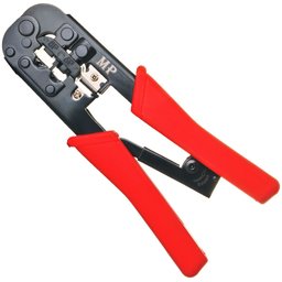 Alicate Crimpador para Cabos RJ45 RJ12 RJ11 e RJ10 HY 568R MEGA POLO-MF4061-T
