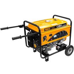Gerador à Gasolina Trifásico 4T 9KVA 220V Partida Elétrica com Roda GT 8000 E CSM-4.01.44.412