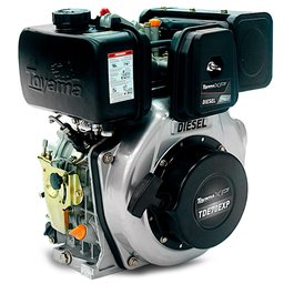 Motor a Diesel TDE70EXP Refrigerado a Ar 4T 6.7HP 296CC Partida Elétrica e Manual com Kit Chave de Partida TOYAMA-019-042