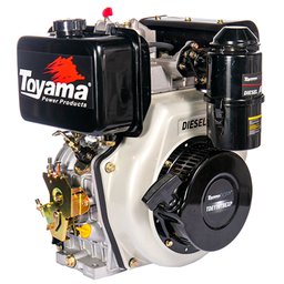 Motor a Diesel TDE110TBE-XP Refrigerado a Ar 4T 11HP 418CC Partida Elétrica e Manual TOYAMA-019-092