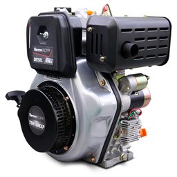 Motor a Diesel Refrigerado a Ar TDE140EXP 4T 13.5HP 498CC Partida Elétrica e Manual com Kit Chave de Partida TOYAMA-019-072