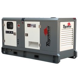 Gerador a Diesel TDMG60SE3D-ATS 4T 62.5kVA 4330CC Trifásico 220V Partida Elétrica com ATS Integrado TOYAMA-254-220
