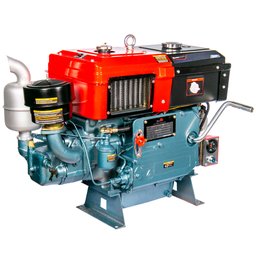 Motor a Diesel TDWE18RE-XP Refrigerado a Água Radiador 4T 16.5HP 903CC com Partida Elétrica e Manual TOYAMA-025-015