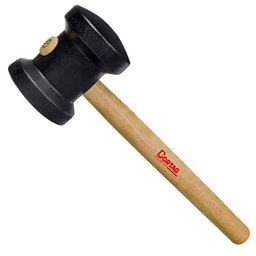 Martelo de Borracha Preto 80mm CORTAG-61276