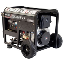 Gerador a Diesel TDG7000XP 4T 418CC 6kVA Mono Bivolt com Partida Manual TOYAMA-251-048