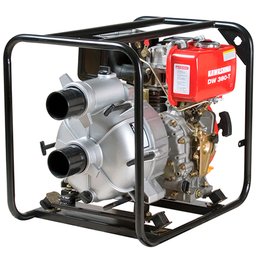 Motobomba a Diesel 3 Pol. 296CC com Partida Manual e Autorretrátil KAWASHIMA-6500360