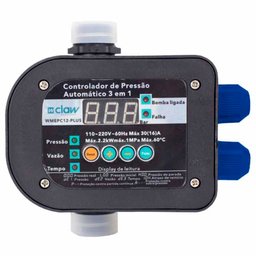 Controlador de Pressão Eletrônico com Display Monofásico Bivolt CLAW-WMEPC12-PLUS