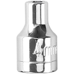 Soquete Sextavado em Cromo Vanádio 4mm com Encaixe 1/4 Pol. LITH-LT0024.FM