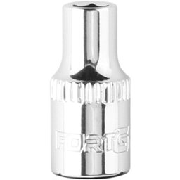 Soquete Sextavado em Cromo Vanádio 5mm com Encaixe 1/4 Pol. FORTGPRO-FG0026.FM