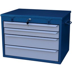 Caixa Gabinete Azul com 4 Gavetas FERCAR-1461
