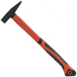 Martelo Pena Aço Carbono Forjado 500g com Cabo Fibra de Vidro MTX-103699