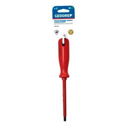 Chave de Fenda Simples 3/16 Pol. X 4 Pol. com Cartela GEDORE-150NR-3/16x4”
