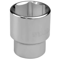 Soquete Cromado 1.1/8 Pol. Encaixe Sextavado 3/4 Pol. STANLEY-E033406LA