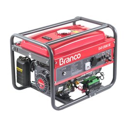 Gerador de Energia à Gasolina B4T-2500 SE 2,2KVA 6,5CV com Partida Elétrica BRANCO-90317120