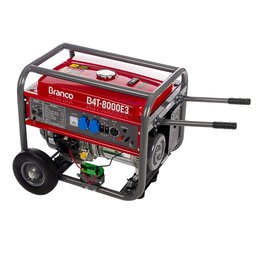 Gerador de Energia à Gasolina 8,0kVA 15HP 380V Trifásico com Partida Elétrica BRANCO-8000E3