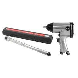 Combo Chave de Impacto Pneumática 1/2 Pol. + Torquímetro de Estalo 28 - 210 Nm com Encaixe de 1/2 Pol. LITH-K5029