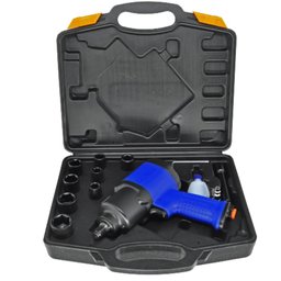 Jogo Chave de Impacto Pneumática 1/2 Pol. 69kgf 7500RPM com Maleta e 12 Acessórios PDR-PRO-160K
