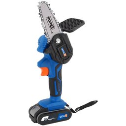 Mini Motosserra Elétrica à Bateria 20V Li-Ion com Carregador e Acessórios FORTGPRO-FG9142