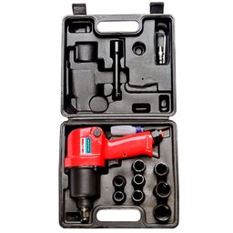Chave de Impacto Pneumática 1/2 Pol. CH I-700K RED 70kgf.m 7500RPM com 8 Soquetes e Maleta CHIAPERINI-27570