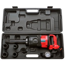 Chave de Impacto Pneumática 1 Pol. CH I-3100 RED 310kgf.m 4200RPM com 4 Soquetes e Maleta CHIAPERINI-27574