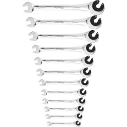 Jogo de Chave Fixa com Catraca 8 a 19mm com 12 peças FORTGPRO-K6392