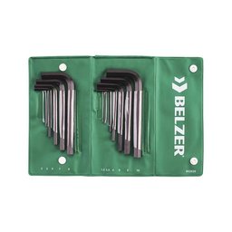 Jogo de Chave Allen de 1,5 a 10 mm com 11 Peças BELZER-220404BR