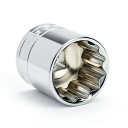 Soquete Estriado 12mm com Encaixe 1/2Pol. SATA-ST13603SC