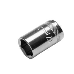 Soquete Sextavado Cromado 15mm com Encaixe de 1/2 Pol. SATA-ST13306SC