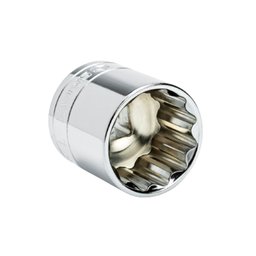 Soquete Estriado 1/2 Polegada de 27mm Cromado SATA-ST13616SC