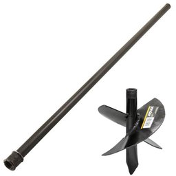 Combo Trado/Perfurador para Terra 15 cm + Cabo extensão 1M para Trado/Perfurador para Terra VONDER-K7374