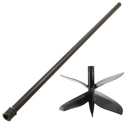 Combo Trado/Perfurador para Terra 25 cm + Cabo extensão 1M para Trado/Perfurador para Terra VONDER-K7375