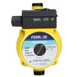 Bomba D Água Pressurizadora 1/6CV 220V BPF15/9 FERRARI-AAB1060071