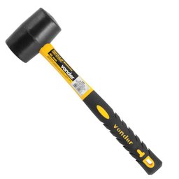 Martelo de Borracha 45mm Preto com Cabo de Fibra VONDER-3589000225