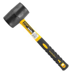 Martelo de Borracha 55 mm com Cabo de Fibra VONDER-3589000450