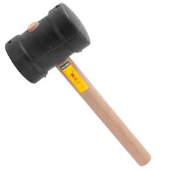 Martelo de borracha 80 mm, preto, VONDER-3079008000