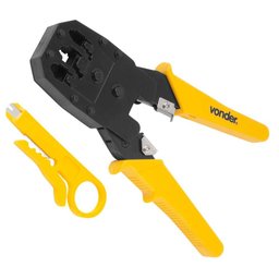 Alicate Crimpador 3 em 1 para Conectores de 4, 6 e 8 Pinos VONDER-3686245000