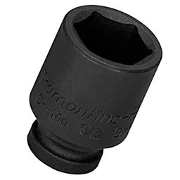 Soquete de Impacto Sextavado em Cr-Mo 20mm com Encaixe de 3/8 Pol. TRAMONTINA PRO-44897120