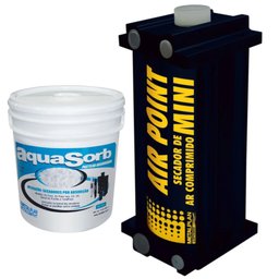 Combo Secador de Ar por Absorção para Ponto de Uso 10pcm + Pastilhas Absorvedoras Refil 1kg METALPLAN-K7926